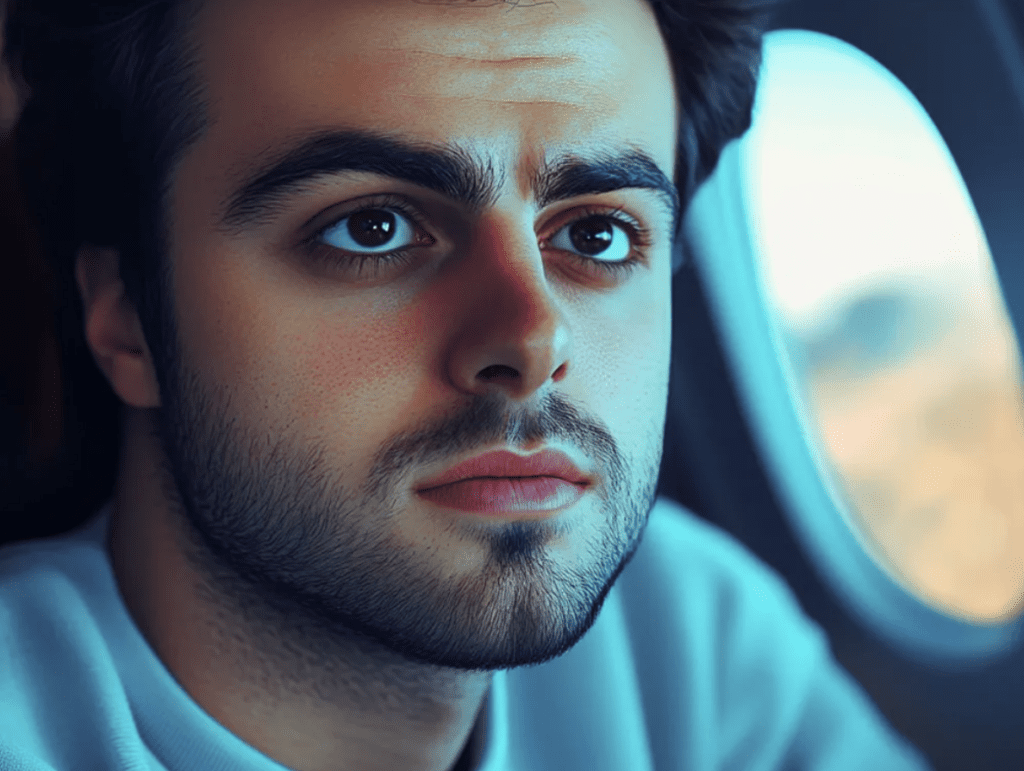 Бездомный попросил меня купить ему кофе на день рождения — несколько часов спустя он сел рядом со мной в первом классе