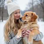 "Верность в зимнем парке"