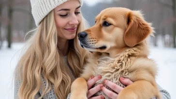 "Верность в зимнем парке"