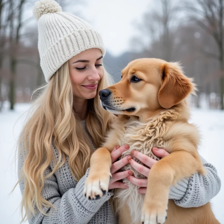"Верность в зимнем парке"